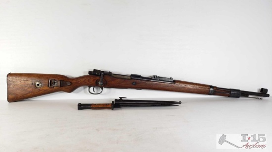 Mauser/Zastava Model 98/48 Bolt Action 8mm Rifle with Bayonet