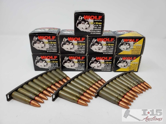 Approx. 209rds. 7.62 x 39mm Ammunition