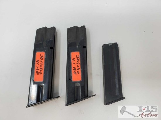 Two Jericho .41 AE and One .22cal Magazines