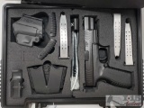 Springfield XDM-9 Semi-Auto 9mm Pistol with Case and Accessories