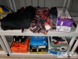 Garment Steamer, Shirt and Pants, Large alot of Ties and Several Pairs of Shoes