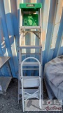 Gorilla Ladders 6ft Five Step Ladder, Two Step Small Step-Stool