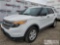 2013 Ford Explorer, White CURRENT SMOG