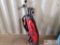 Wilson Golf Bag w/ Twelve Various Golf Clubs and towel