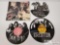 Martin Mull Record Case and Three Carved Records