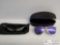 2 Pairs of Oakley Sunglasses w/ Hard and Soft Case