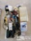 Lot of Miscellaneous Electronic Devices; remote controls, cordless phones, cables, blood pressure
