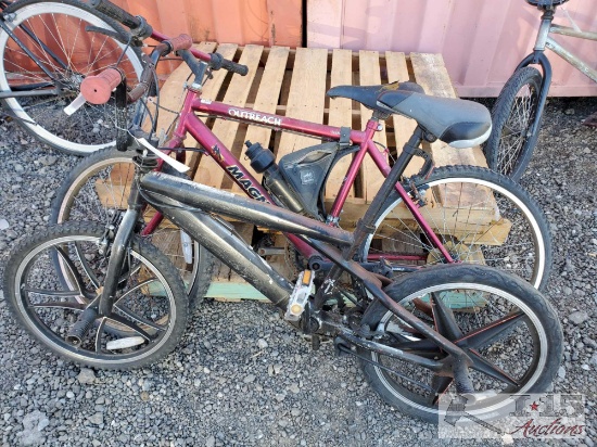 One Mongoose BMX bike and One Magna Mountain Bike
