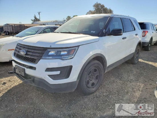 2016 Ford Explorer, White This will be sold on NON OP. Buyer responsible for smog