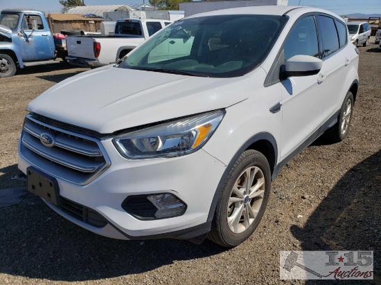 2017 Ford Escape, White This will be sold on NON OP. Buyer responsible for smog