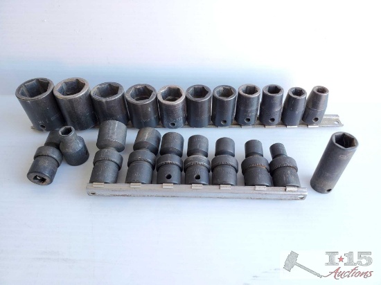 Snap-On Swivel & Shallow SAE Impact Socket Sets