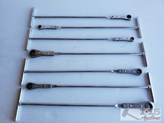 Snap-On 12-Point SAE T-Handle Ratcheting Box Wrench