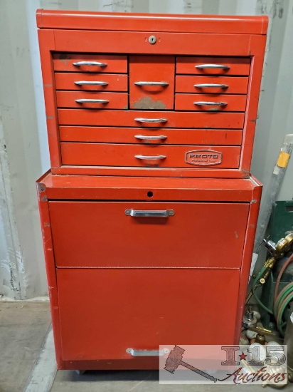 Proto Rolling Took Box - Full of Assorted Tools