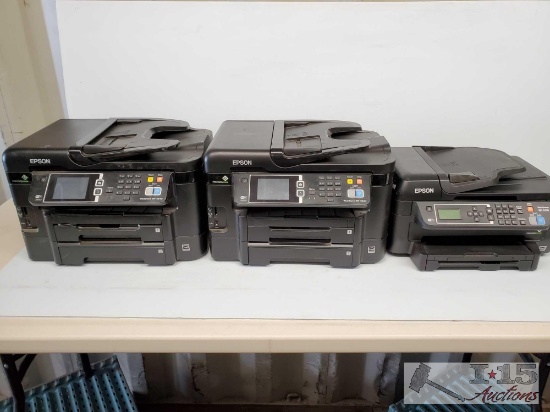 Three Epson Printers