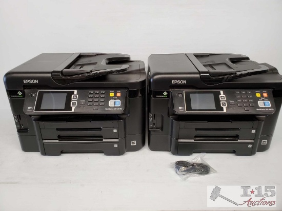 Two EPSON WorkForce WF-3640 Printers