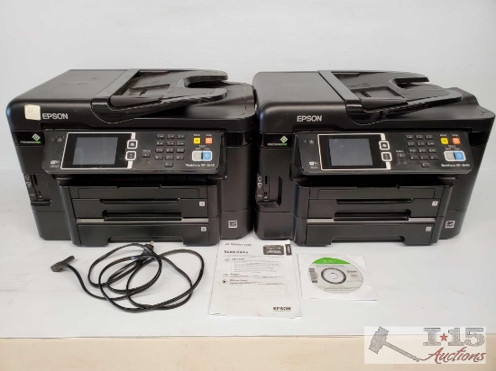 Two EPSON WorkForce WF-3640 Printers