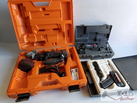 RotorZip Spiral Saw, Skil Super Twist Screwdriver and Weller Dual Heat Gun