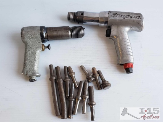 Snap-On and Ingersoll Rand Heavy Duty Air Hammers and Bits