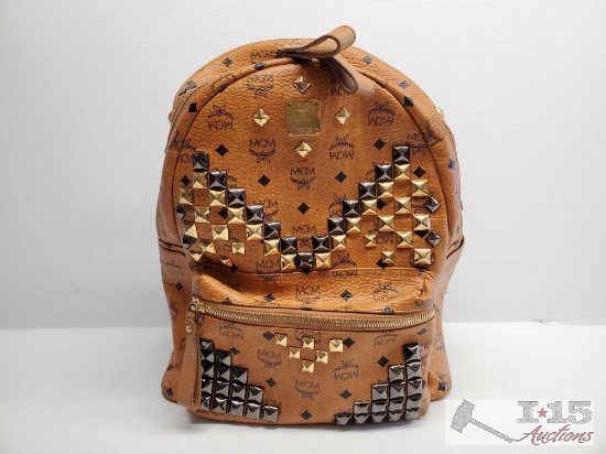 Nonauthenticated, MCM Leather BackPack