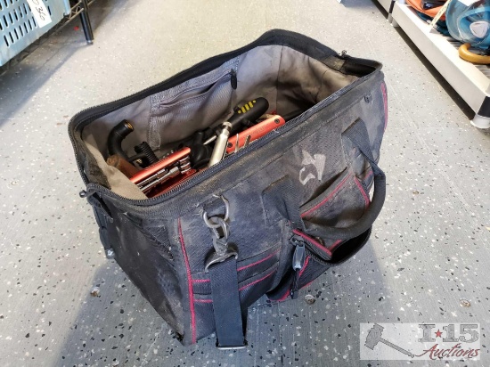 Husky Carpenters Bag Full of Hand Tools