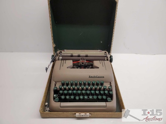 Smith-Corona Typewriter in case