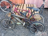 One Mongoose BMX bike and One Magna Mountain Bike