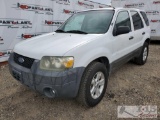 2005 Ford Escape, White CURRENT SMOG