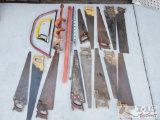 Fifteen Saws, Large Hilti Concrete Bit and Two Hole Digging Bits