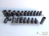 Snap-On Swivel & Shallow SAE Impact Socket Sets