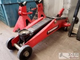 Power Built 3 Ton Floor Jack and Two Jack Stands