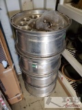 Four Pacer 6 Lug Wheels w/ Lug Nuts