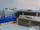 4 Empty Tool Boxes