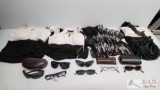 Four Women's Dresses, Seven Pairs of glasses w/ Three cases