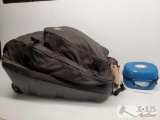 Large Rolling Backpack w/ Various Pieces of Scuba Diving/ Marine Equipment
