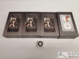 Three Ipod Touchs, One Ipod Classic, one Ipod Shuffle