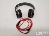 Beats Solo HD Headphones, Black w/ Red Cord