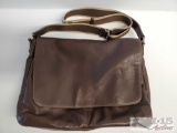 Brown Leather Coach Purse w/ Shoulder Strap