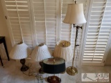 Five Lamps with Shades