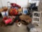 Lot of Various Items; Wheelchair, Pet Carrier, Suitcase, Ladder, Lamp, and more