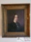 Framed Portrait Oil on Board 18th Century