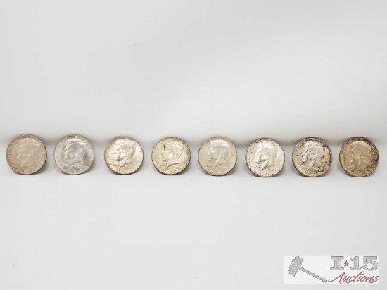 1965-1968 Silver Half Dollars, 40% Philadelphia and Denver Mint