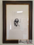 Framed and Signed Print of 