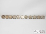 4 Franklin Half Dollars Denver Mint 7 Half Dollars Philadelphia Mint