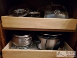 Lot of Small Kitchen Appliances, Flatware, Utensils, and Storage Bowls