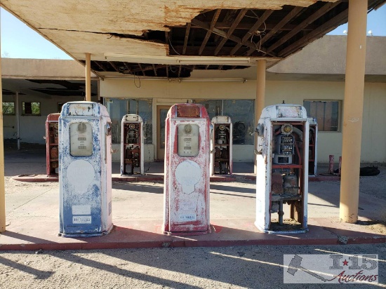 7 National Gas Pumps All Appear to Model 64 B