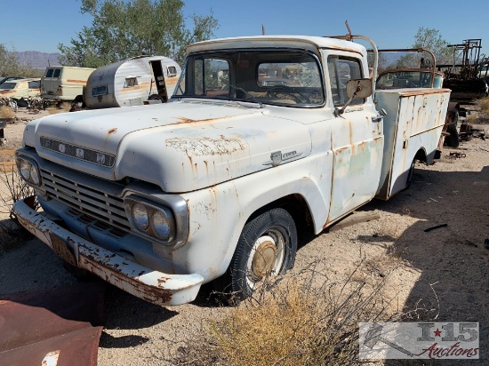 1959 Ford F100 Manufactured in San Jose Ca