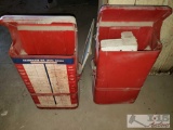 Pair of Vintage Gas Station Windshield Wash Units