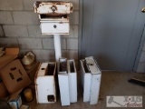 Vintage Gas Station Island Cash Box w/ extra boxes