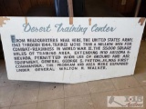 Desert Training Center Wooden Sign