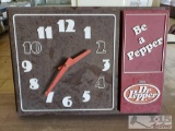 Dr Pepper Clock, Plastic